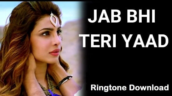 Jab Bhi Teri Yaad Aayegi Ringtone Download - Songs Free Mp3 Tones