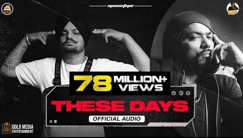 These Days – Sidhu Moose Wala Mp3 Song Download