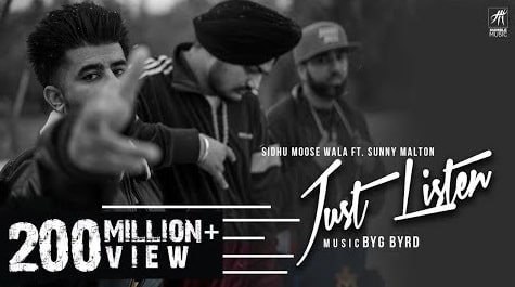 Just Listen – Sidhu Moose Wala Mp3 Song Download